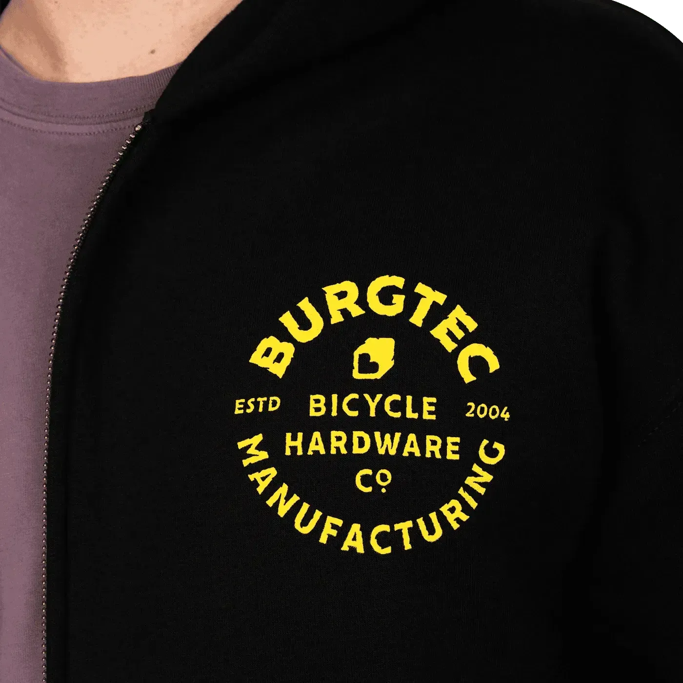 Burgtec Stamp Zip Hoodie - Image 2