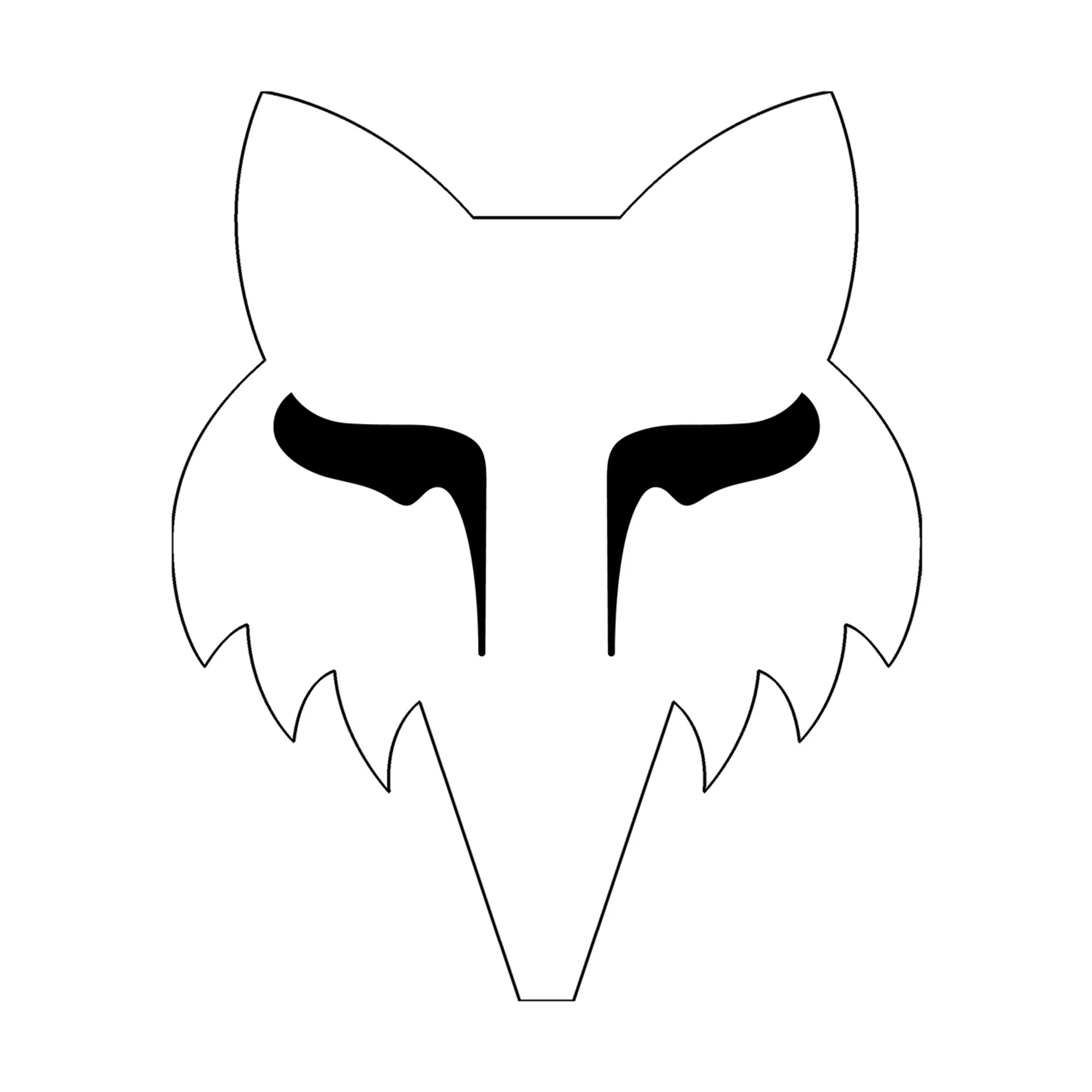 Fox Head 2.5" Sticker - Image 5