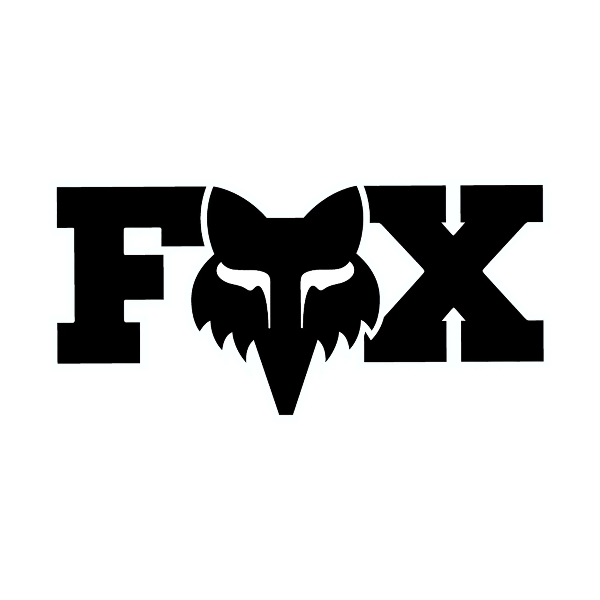Fox Head F Head X 3" Sticker