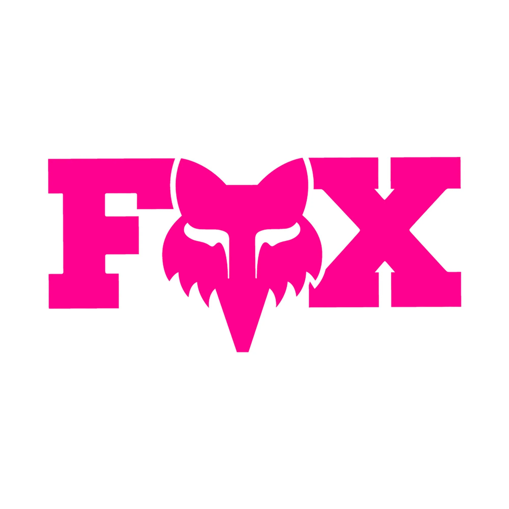Fox Head F Head X 3" Sticker - Image 3