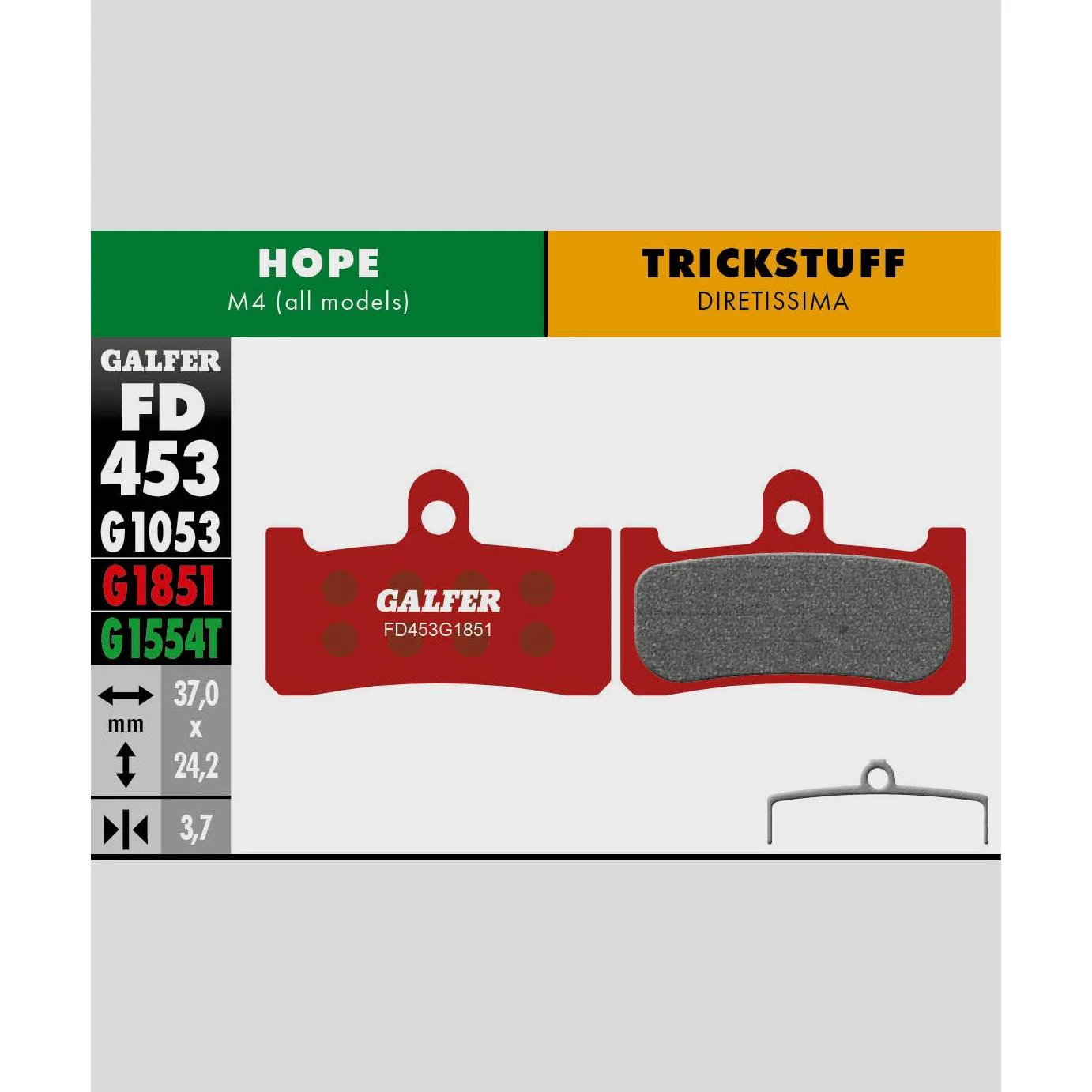 Galfer Advanced Disc Brake Pads - Image 12