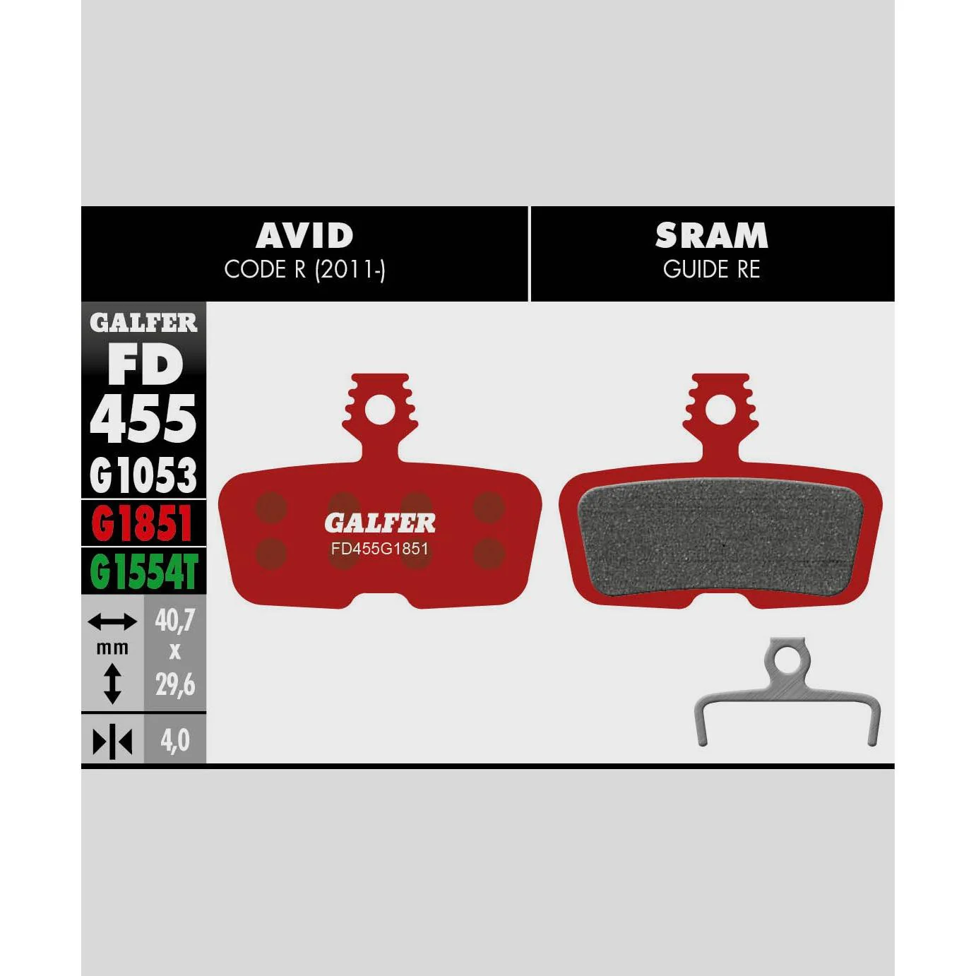 Galfer Advanced Disc Brake Pads - Image 14