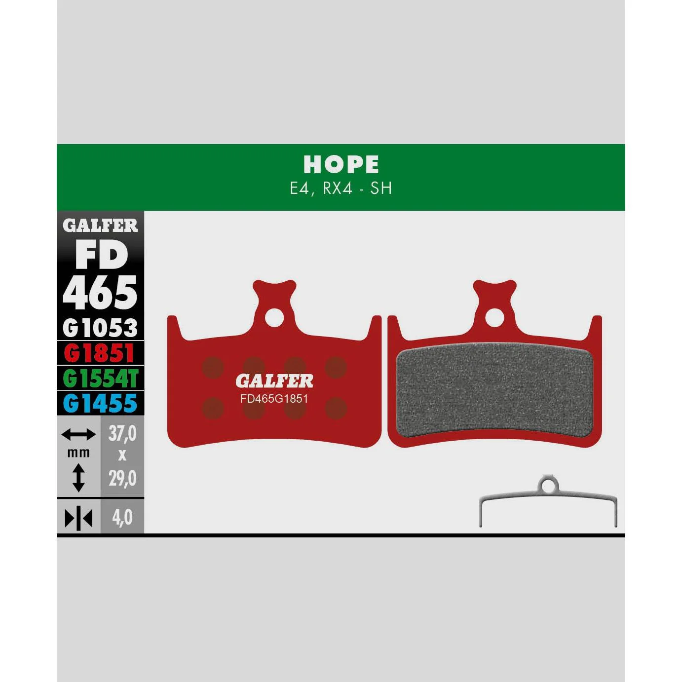 Galfer Advanced Disc Brake Pads - Image 16
