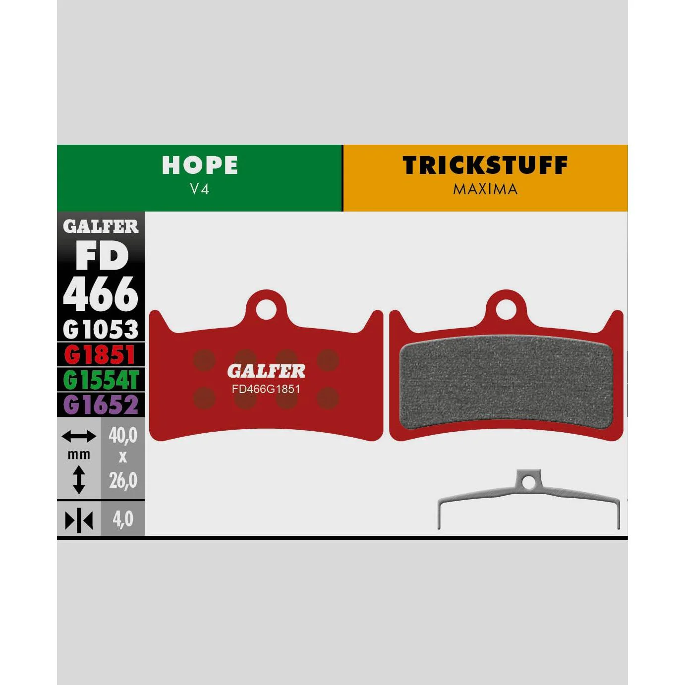 Galfer Advanced Disc Brake Pads - Image 17