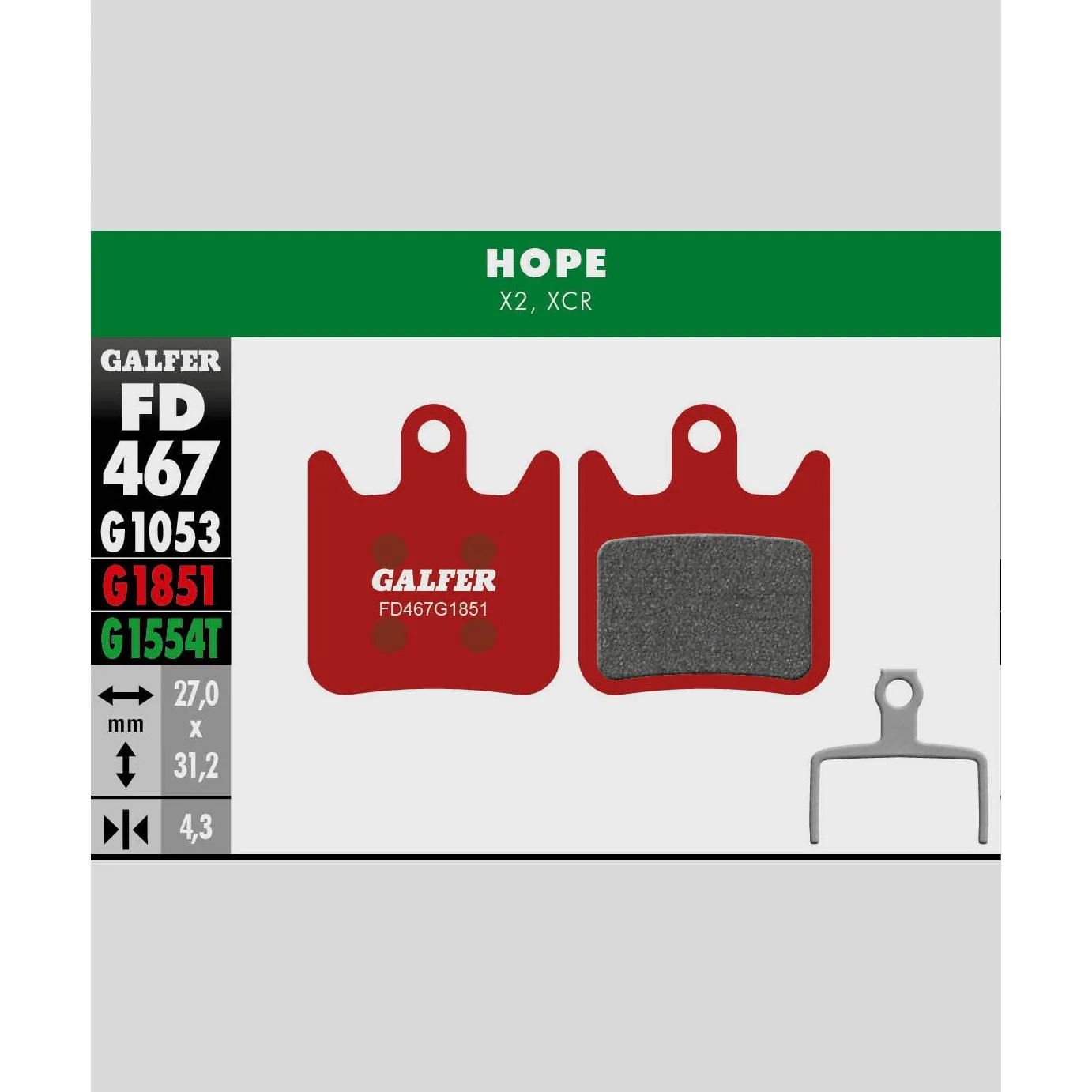 Galfer Advanced Disc Brake Pads - Image 18