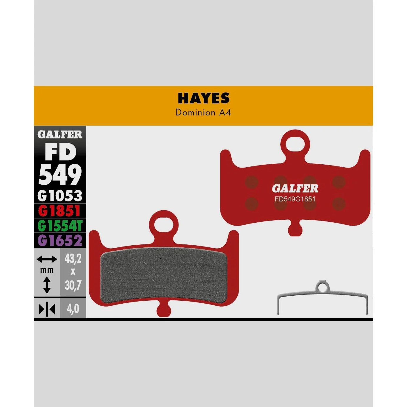 Galfer Advanced Disc Brake Pads - Image 24