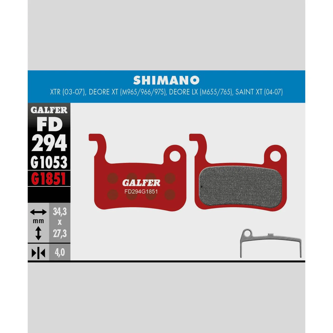 Galfer Advanced Disc Brake Pads - Image 3