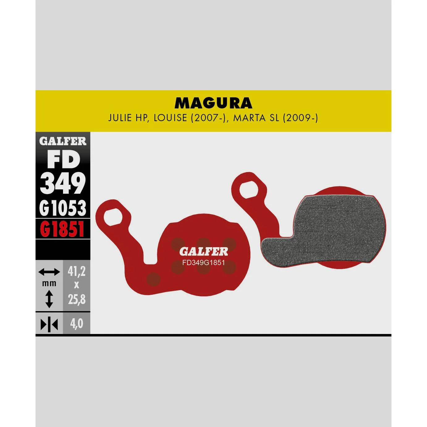 Galfer Advanced Disc Brake Pads - Image 4