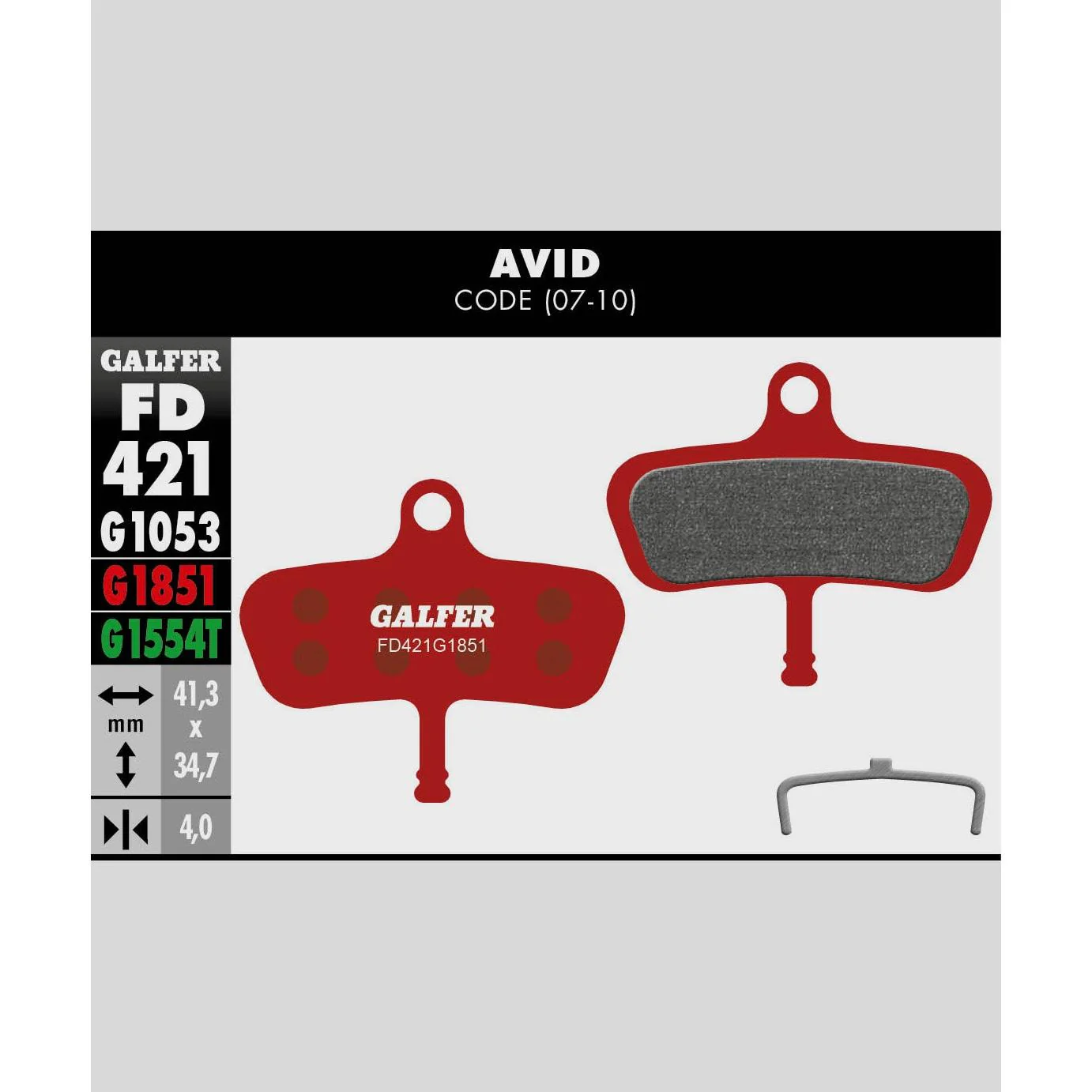 Galfer Advanced Disc Brake Pads - Image 6
