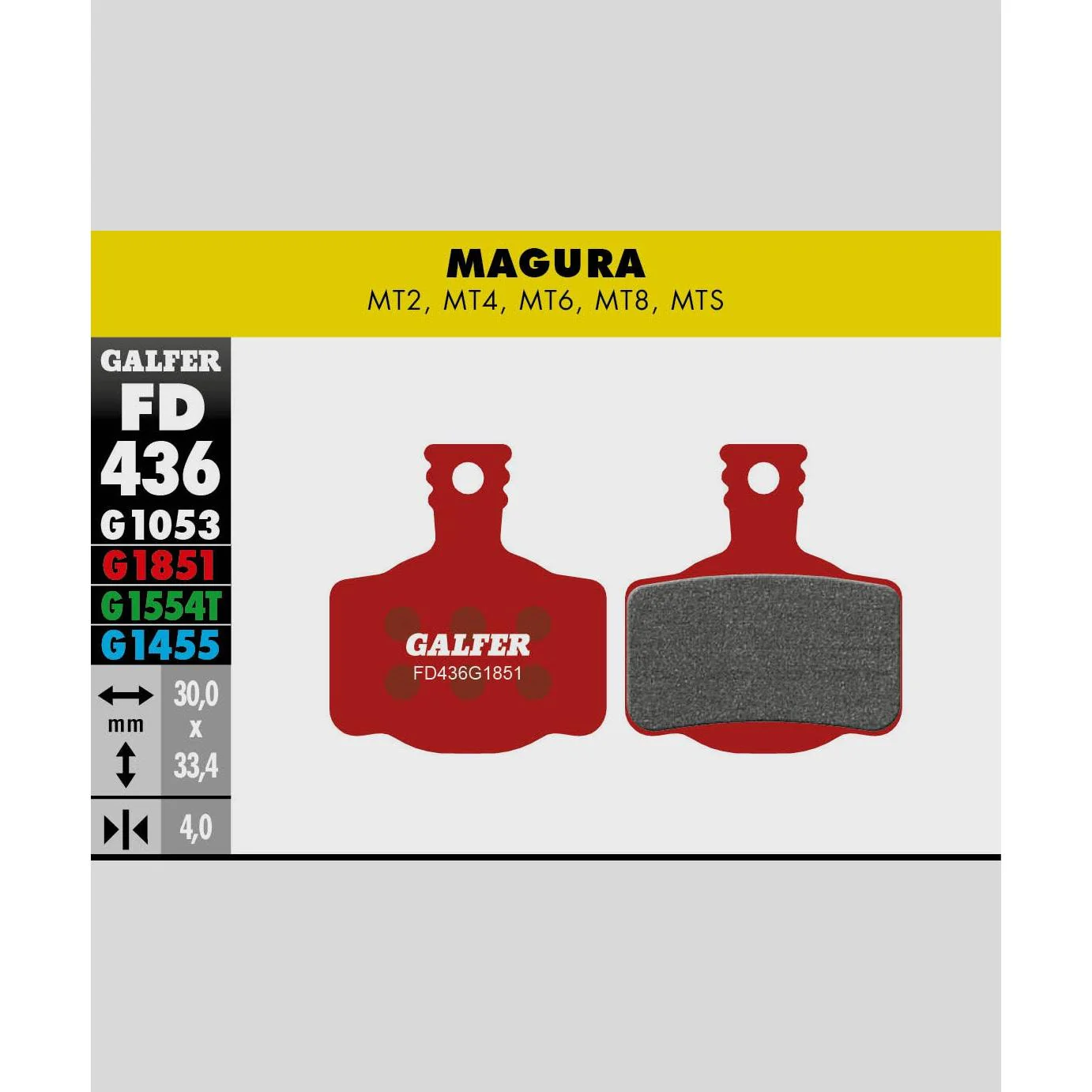 Galfer Advanced Disc Brake Pads - Image 9