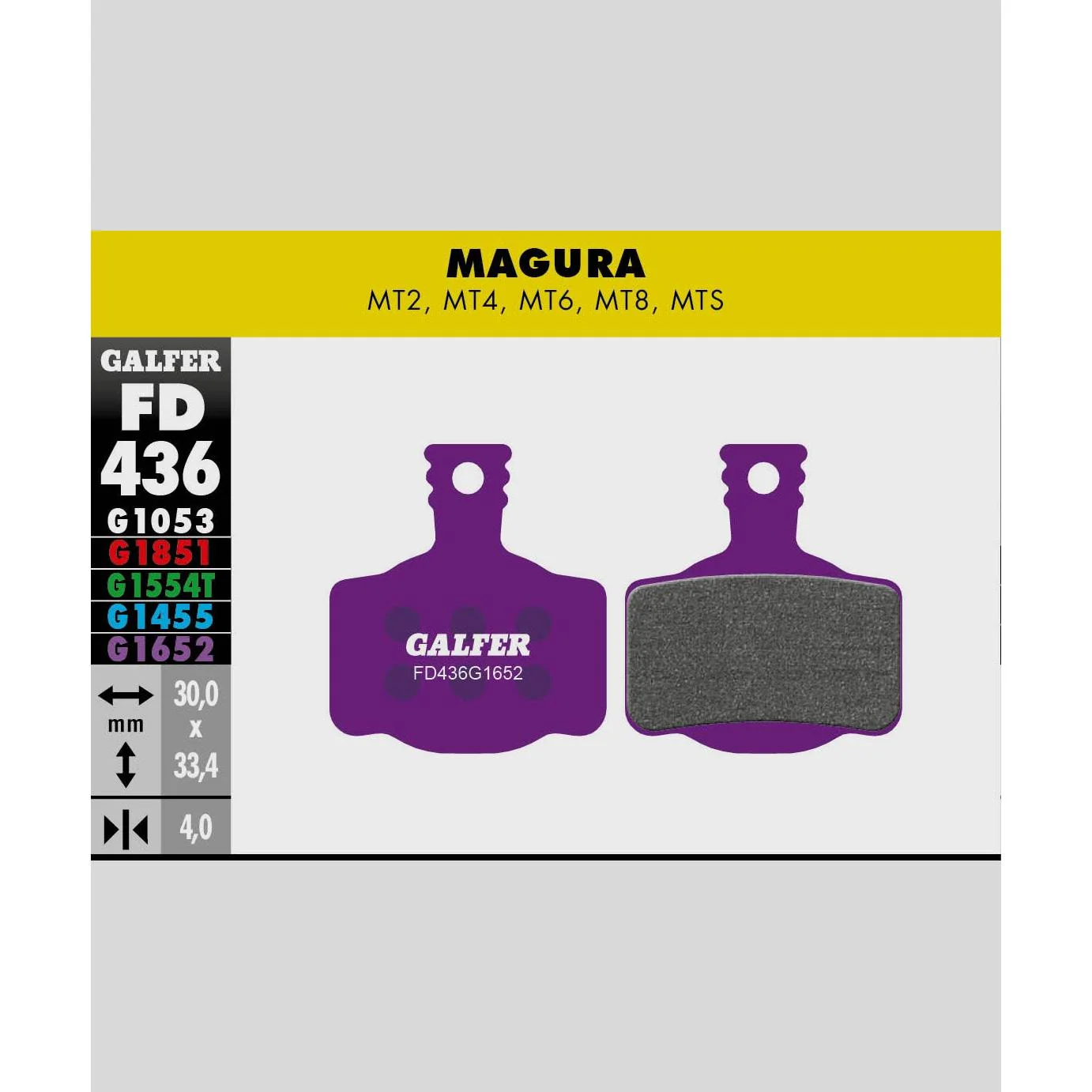 Galfer E-Bike Disc Brake Pads - Image 4