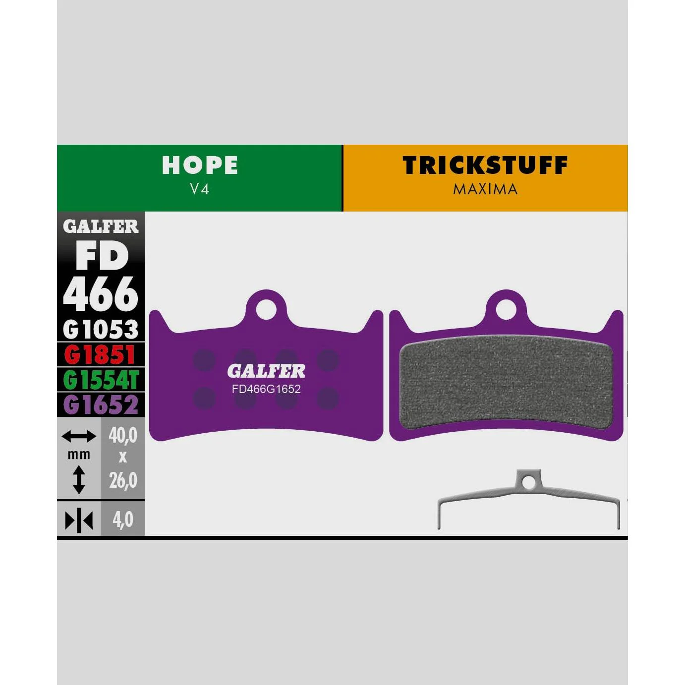 Galfer E-Bike Disc Brake Pads - Image 9