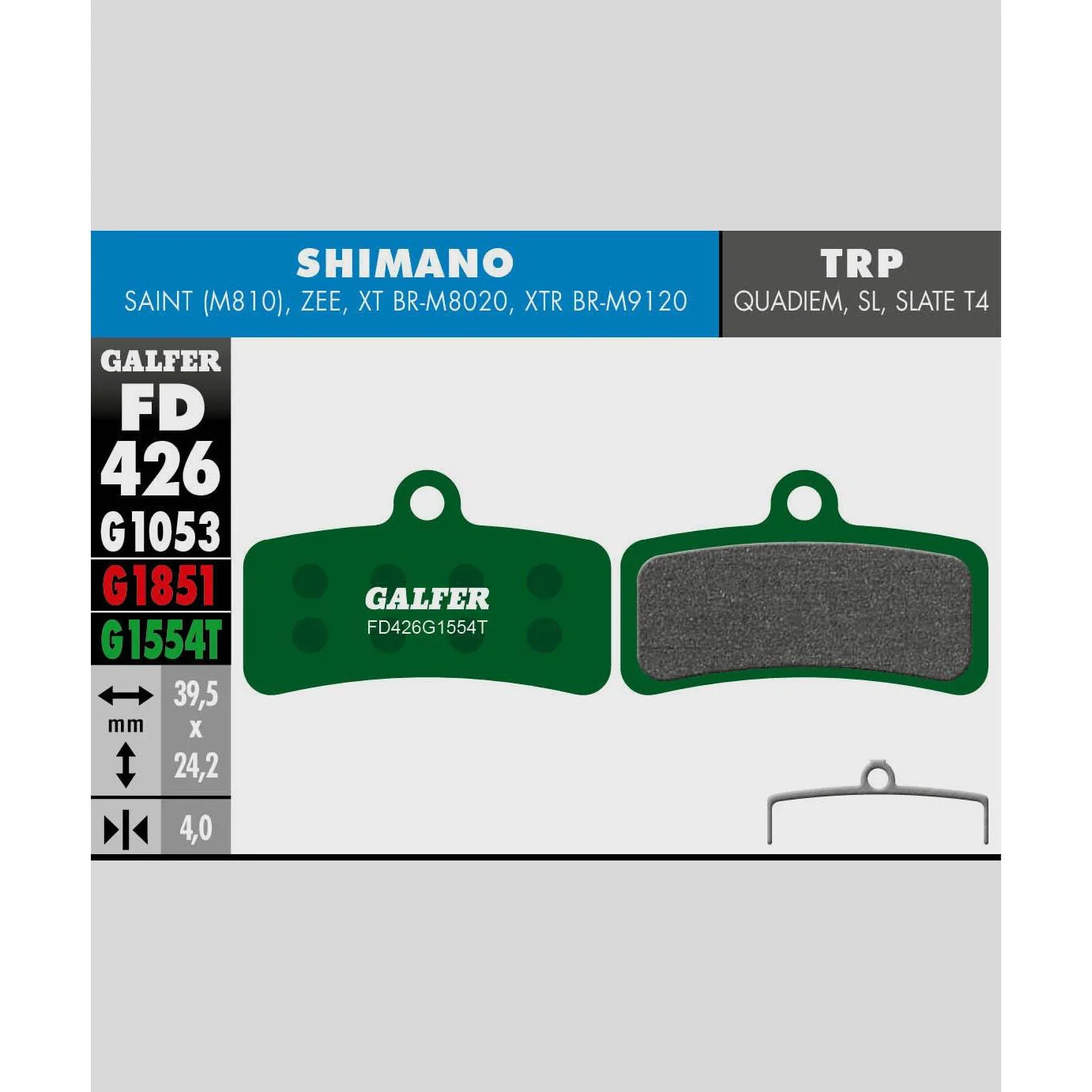 Galfer Pro Disc Brake Pads - Image 2