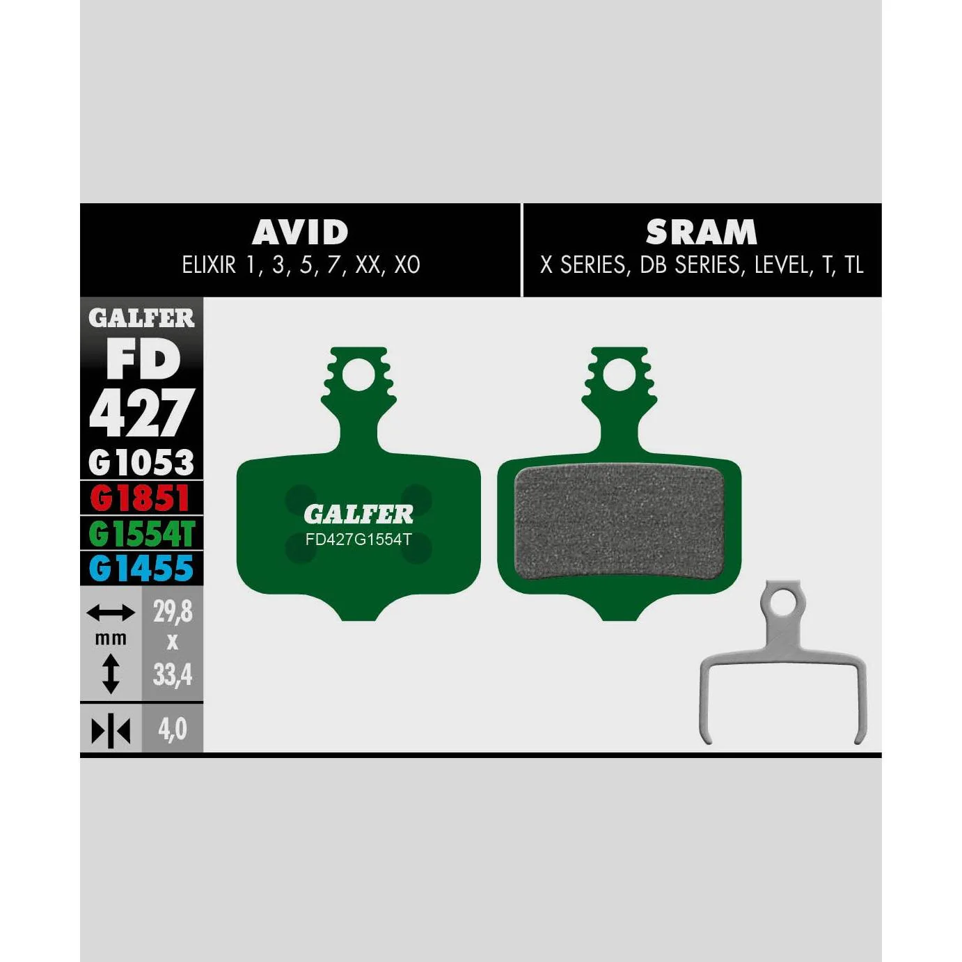 Galfer Pro Disc Brake Pads - Image 3