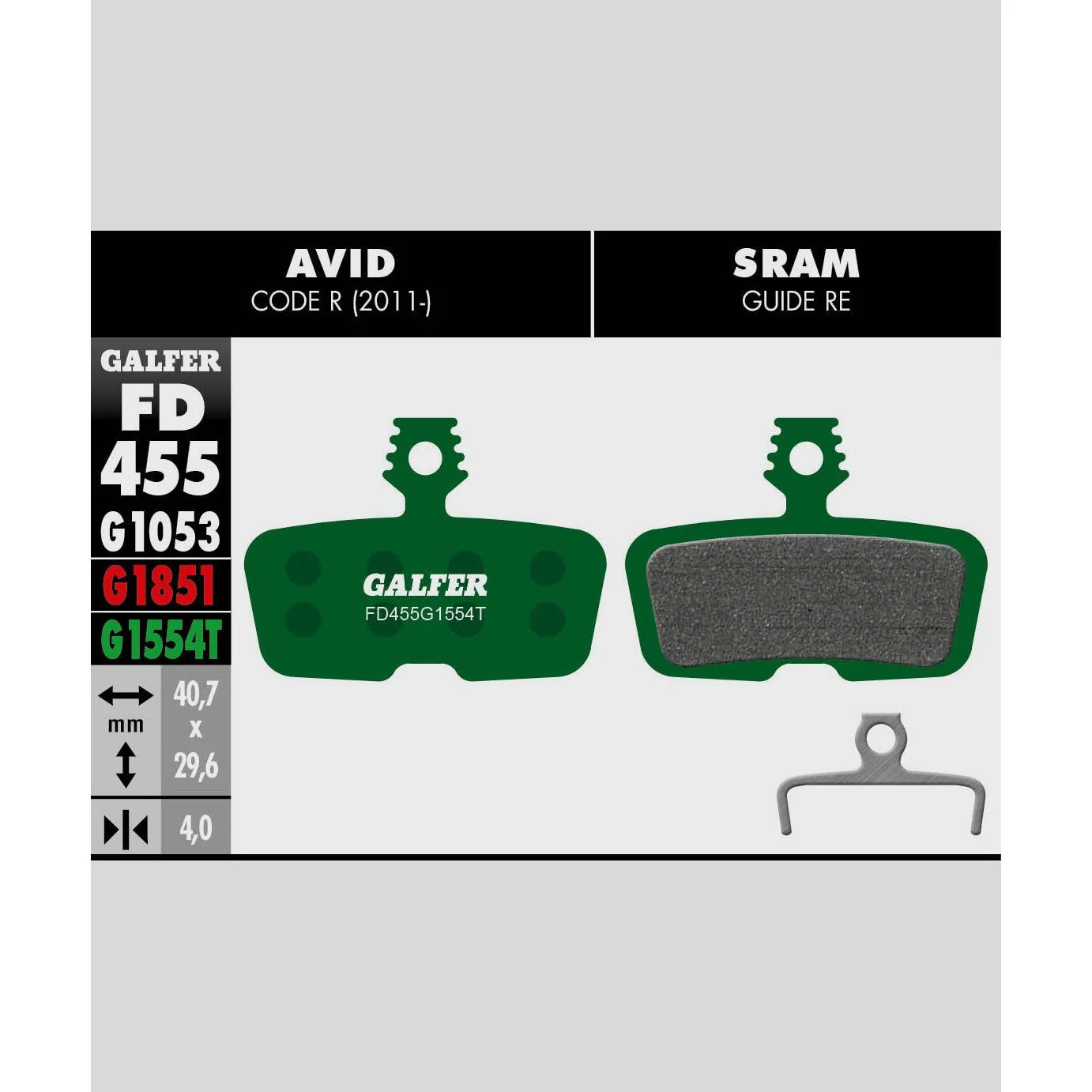 Galfer Pro Disc Brake Pads - Image 8