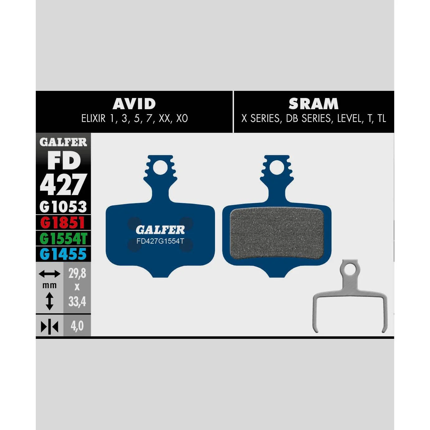 Galfer Road Disc Brake Pads - Image 2