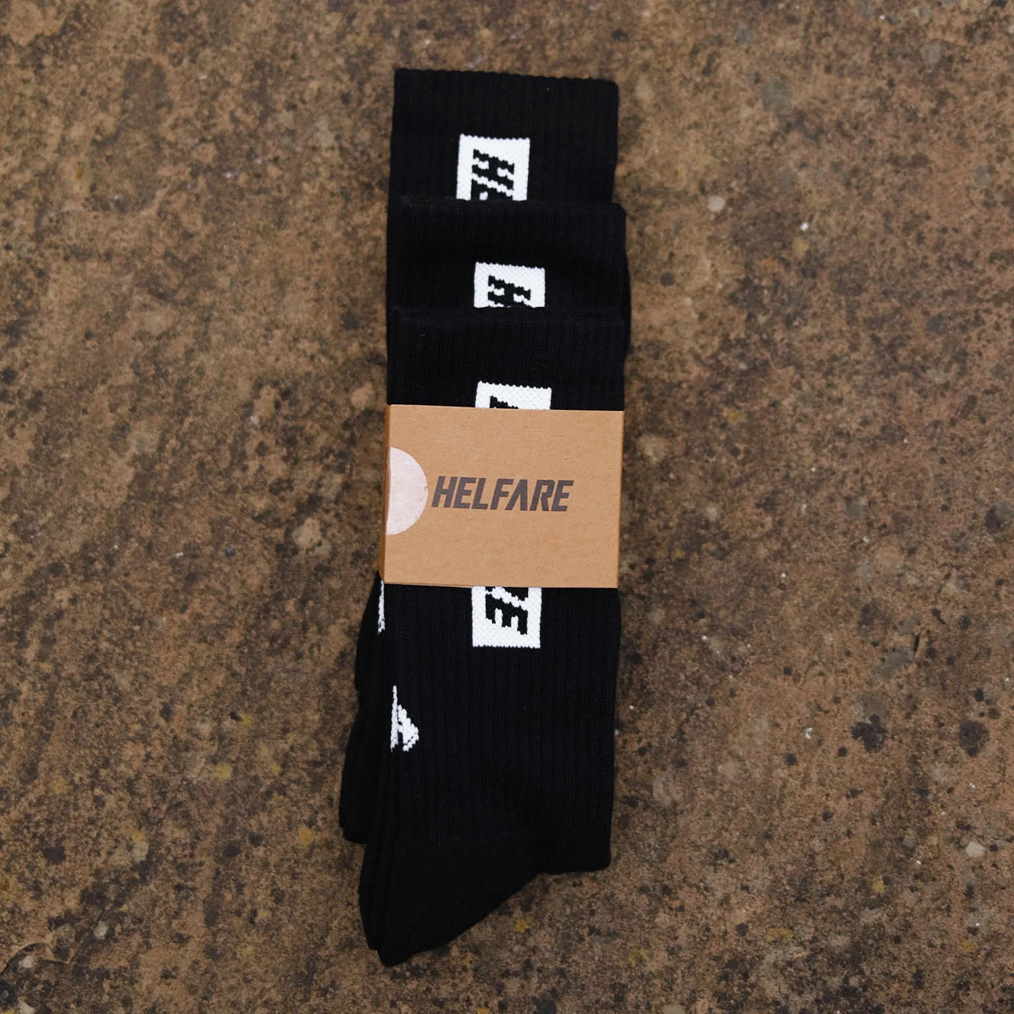 Helfare Box Logo Socks | Triple Pack - Image 4