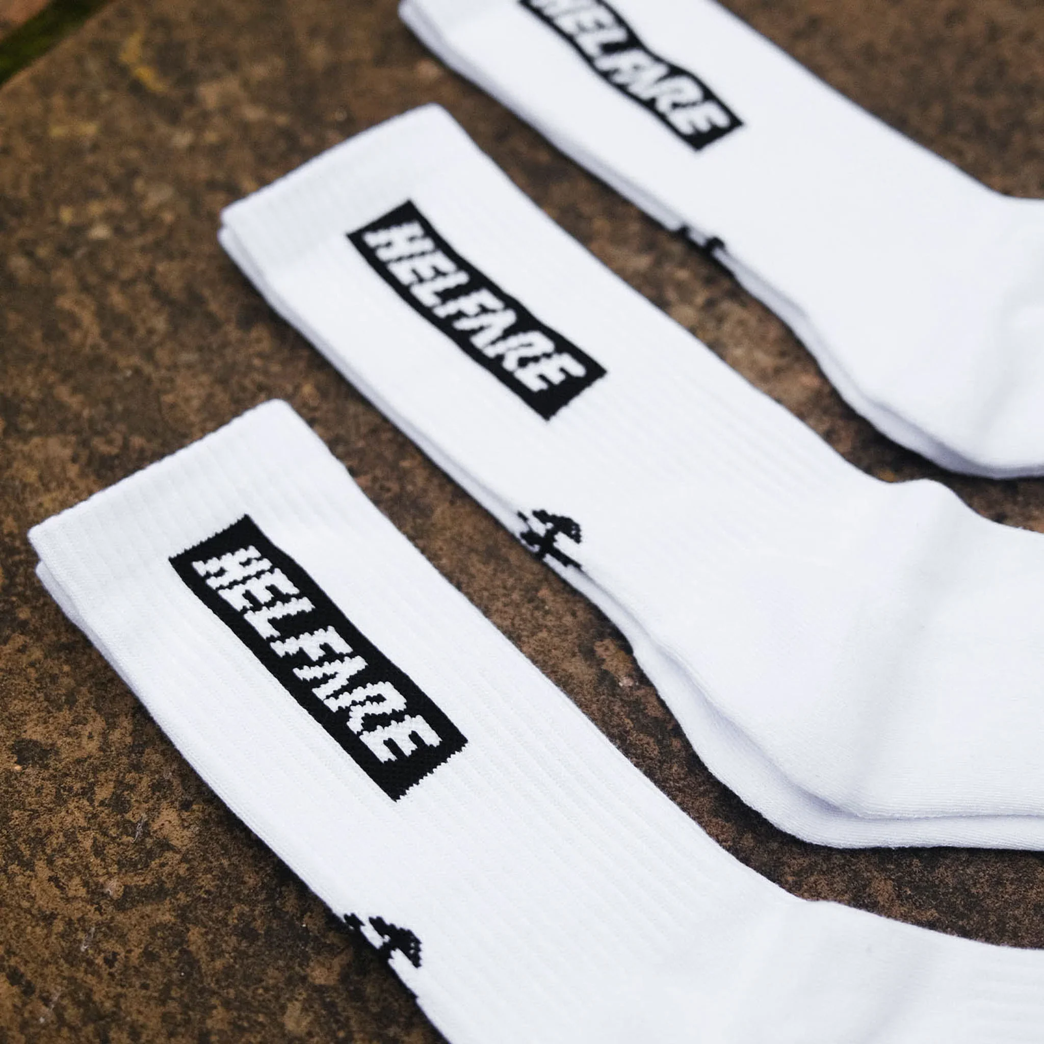 Helfare Box Logo Socks | Triple Pack - Image 6