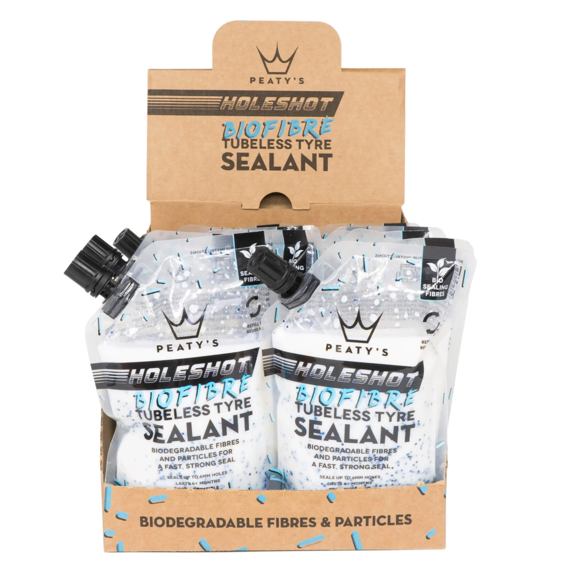 Peatys Holeshot BioFibre Tubeless Tyre Sealant