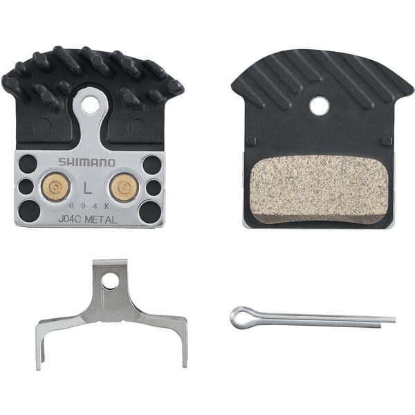 Shimano Sintered / Metal Pads with Cooling Fins - Image 3