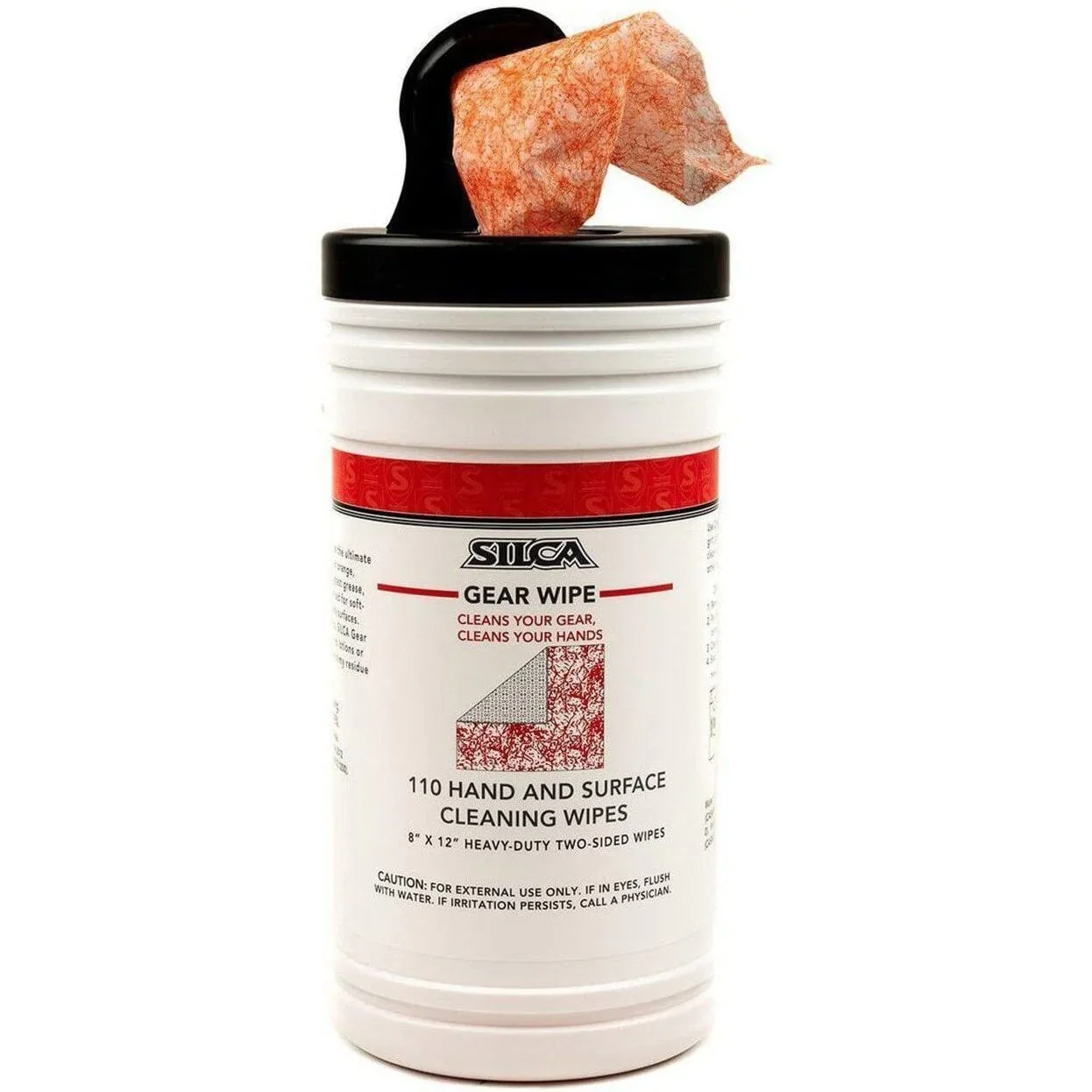 Silca Gear Wipes canister (110 wipes)