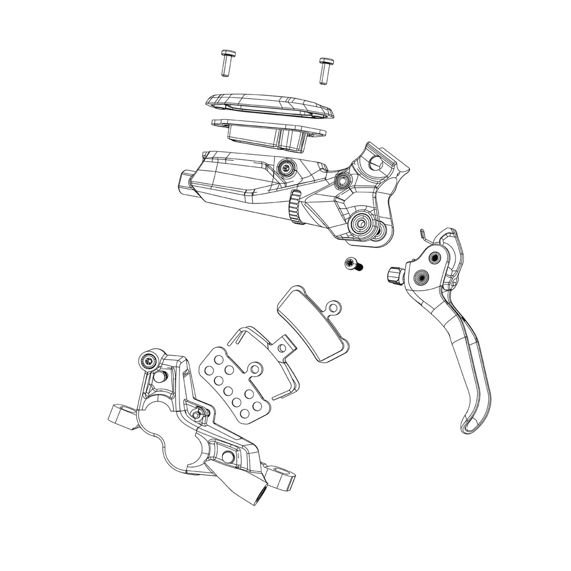 SRAM DB6 Disc Brake Lever Assembly