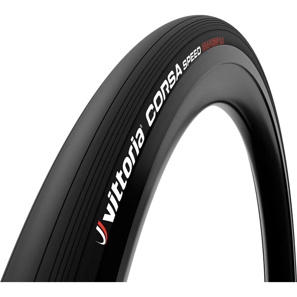 Vittoria Corsa Speed 700x23c TLR Full Black G2.0 Tubeless Ready Road Bike Tyre